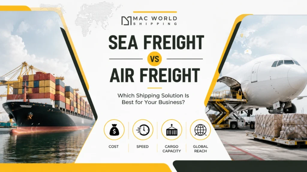 Sea Freight Dubai vs Air Freight