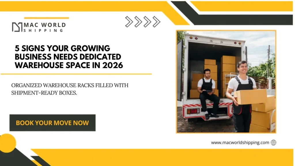 5 Signs Your Growing Business Needs Dedicated Warehouse Space in 2026